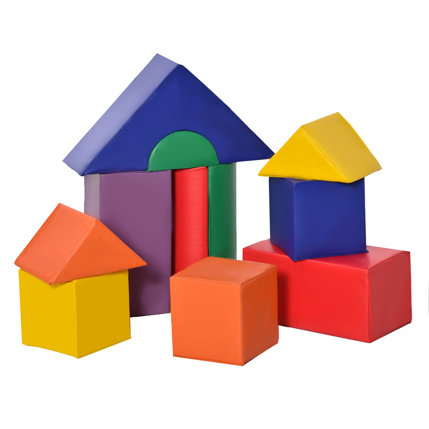 11-Piece Soft Play Blocks Kids Climb Crawl Gym Foam Building Stacking Non-Toxic Learning Toy