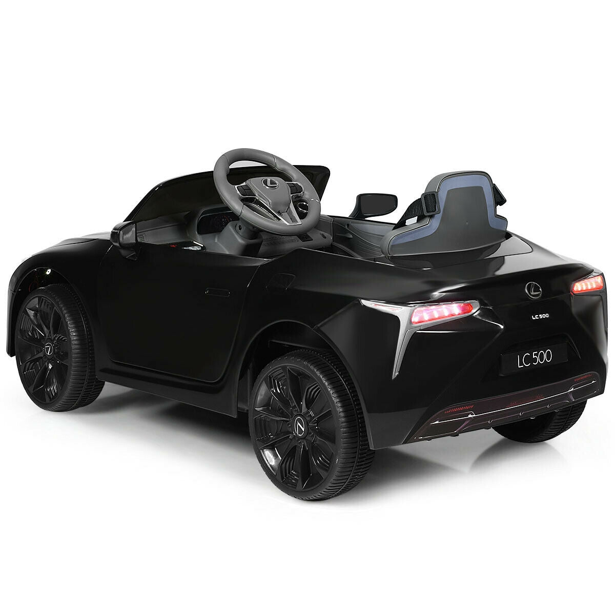 Lexus LC500 Licensed Kids 12V Ride Remote Control Electric Vehicle-Black