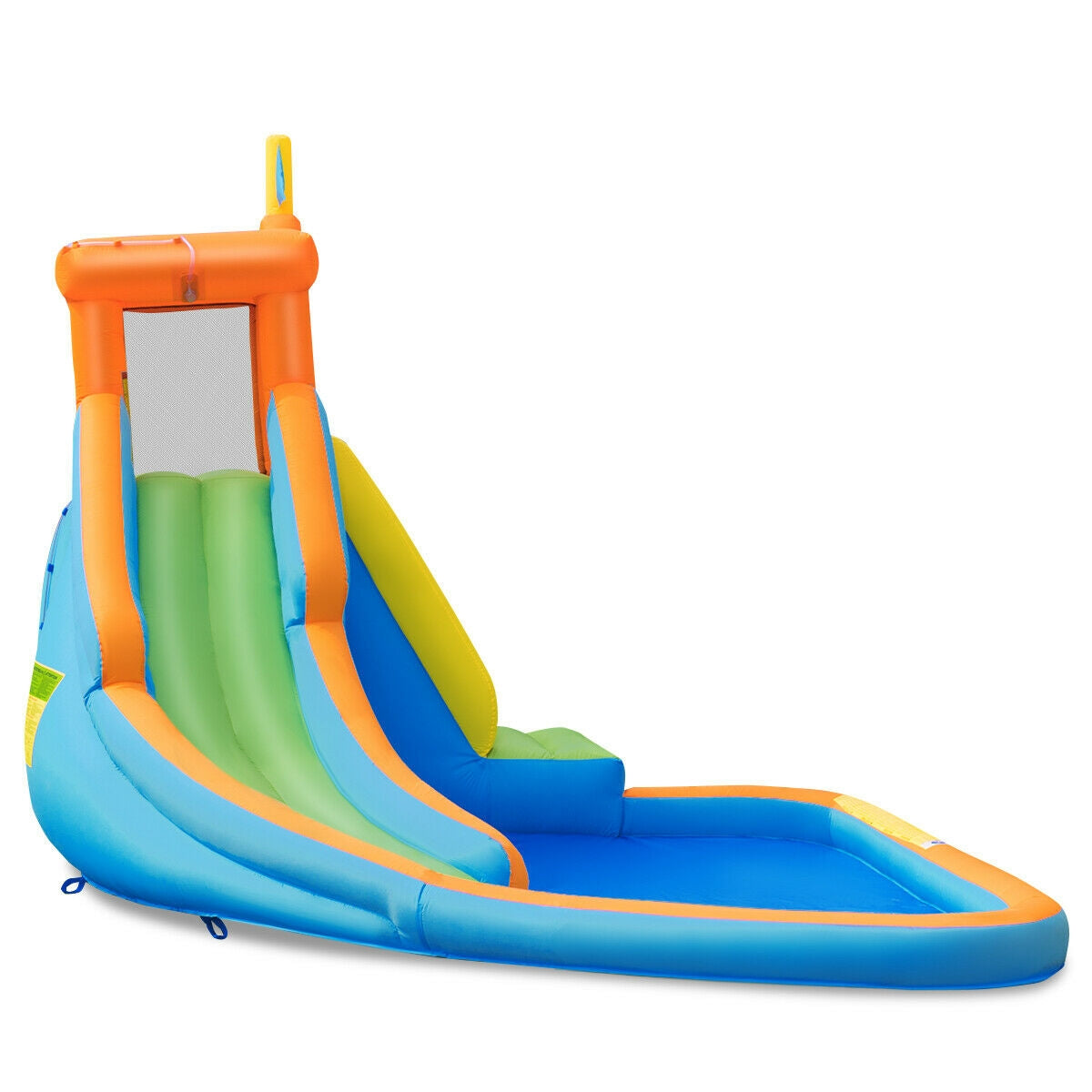 Inflatable Water Slide Bounce House Without Blower Kids Crystal