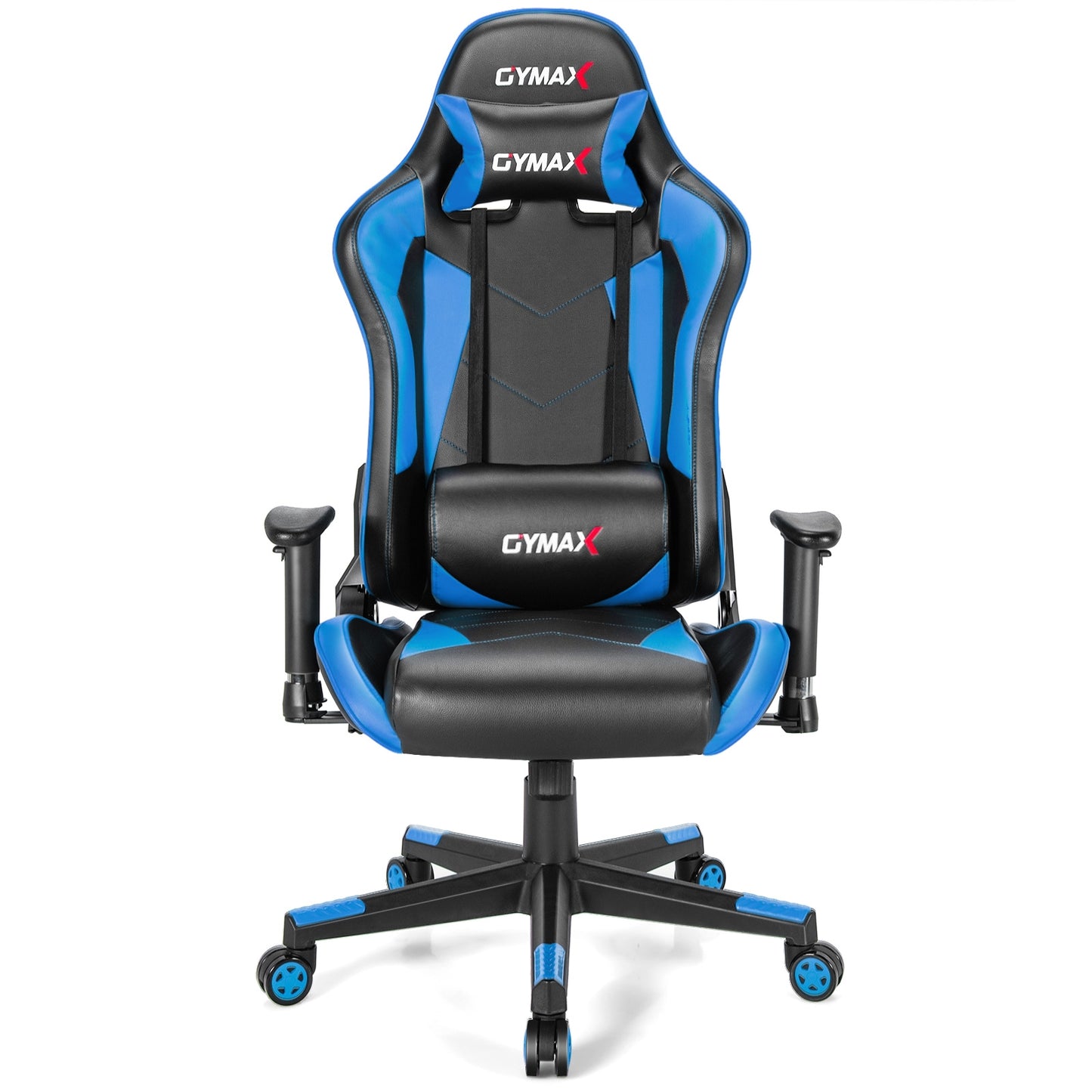 Gaming Chair Adjustable Swivel Racing Style Computer Office Chair-Blue Kids Crystal
