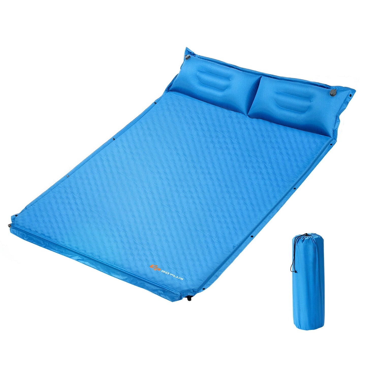 Self-Inflating Camping Outdoor Sleeping Mat with Pillows Bag Kids Crystal