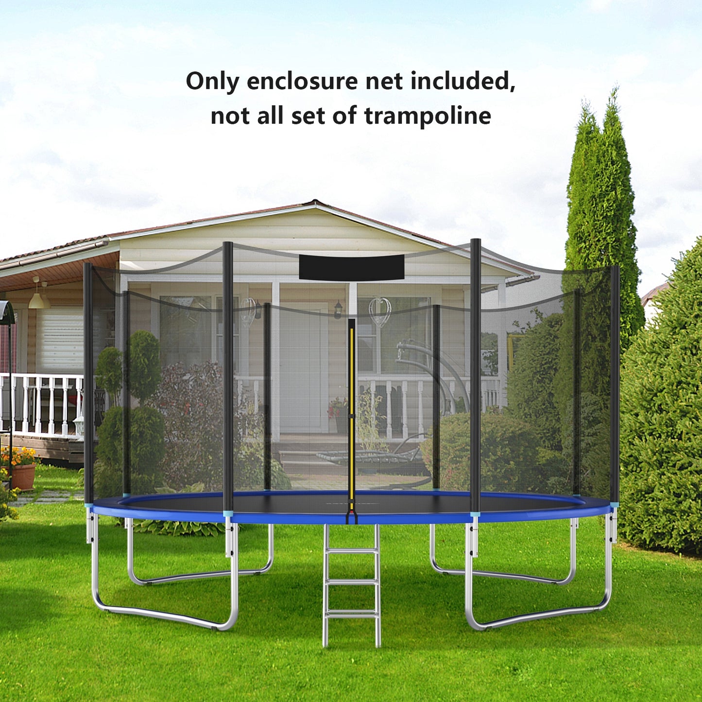 Trampoline Safety Replacement Protection Enclosure Net-10 ft Kids Crystal