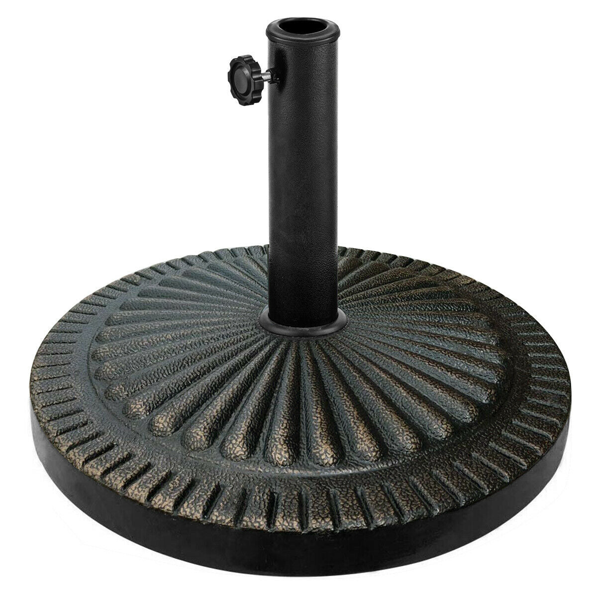 31.5 lbs Market Heavy-Duty Outdoor Stand Bronze Umbrella Base Kids Crystal