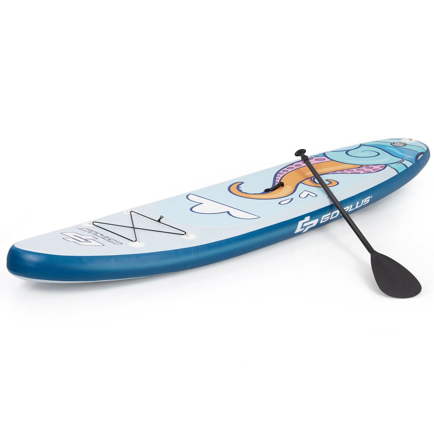 10.5 feet Inflatable Stand Up Paddle Board Surfboard with Aluminum Paddle Pump-10.5 feet Kids Crystal