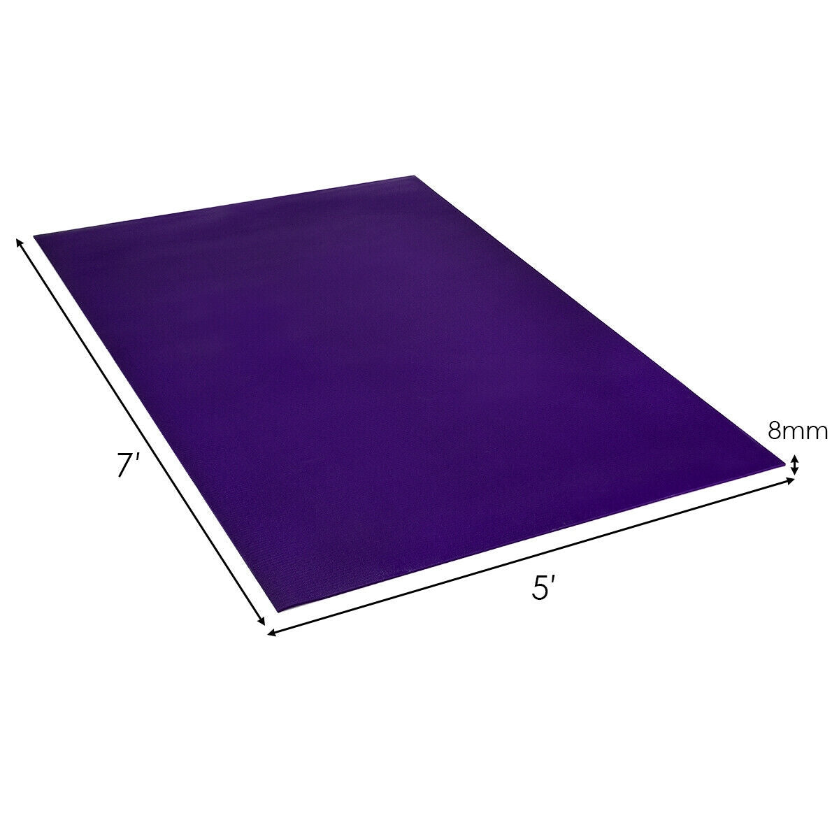 Workout Yoga Mat for Exercise-Purple Kids Crystal