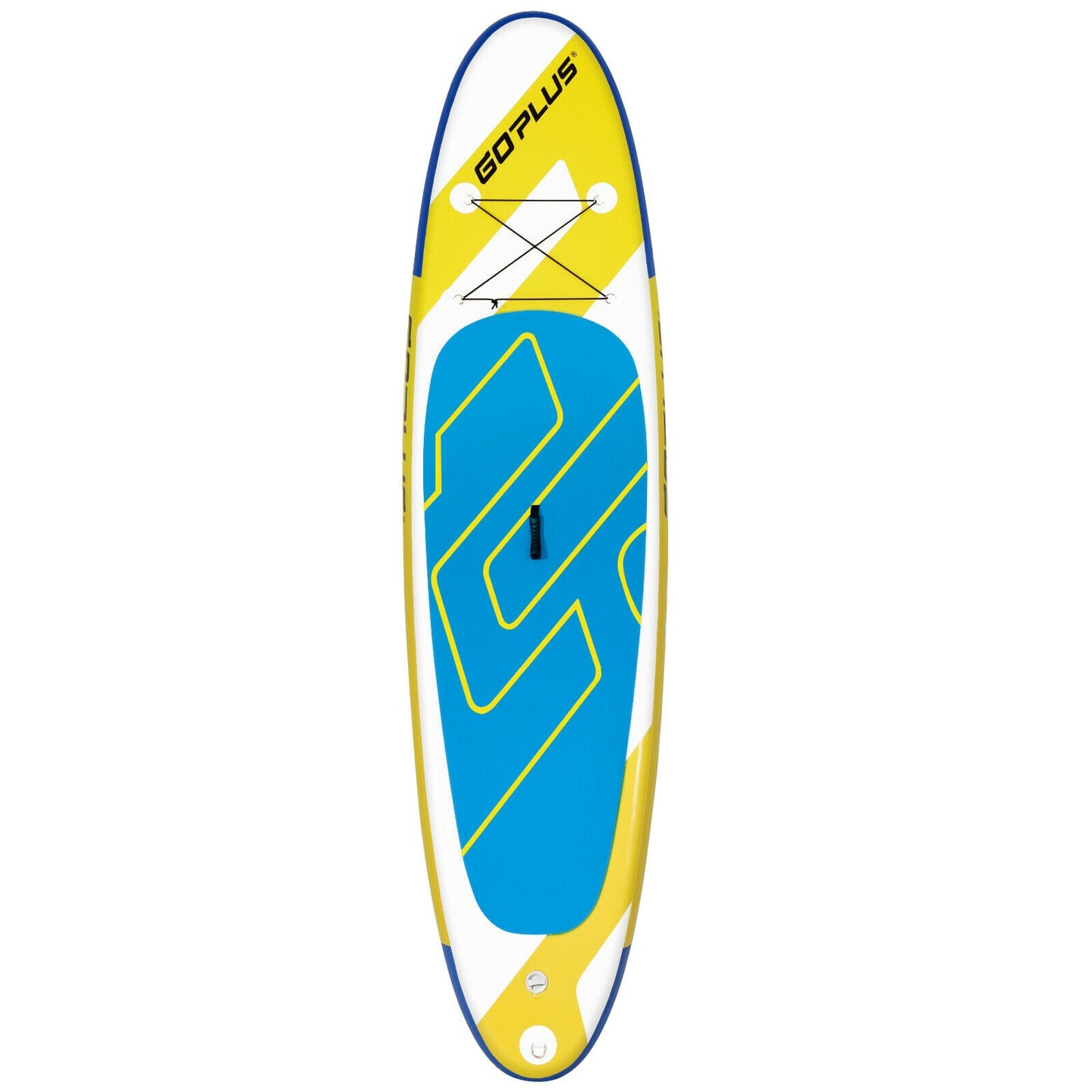 10 Feet Inflatable Stand Up Paddle Board with Backpack Leash and Aluminum Paddle Kids Crystal