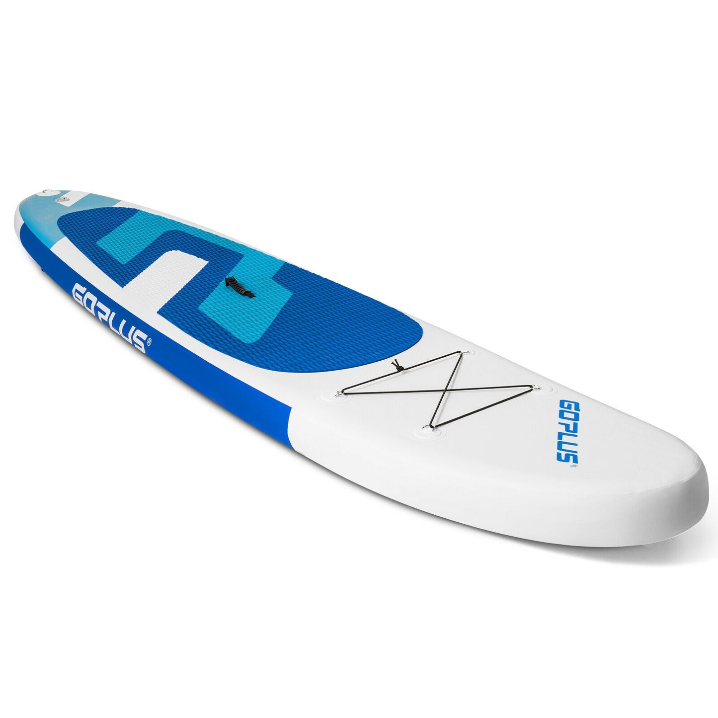 11 Feet Inflatable Stand Up Paddle Board with Aluminum Paddle-Blue Kids Crystal