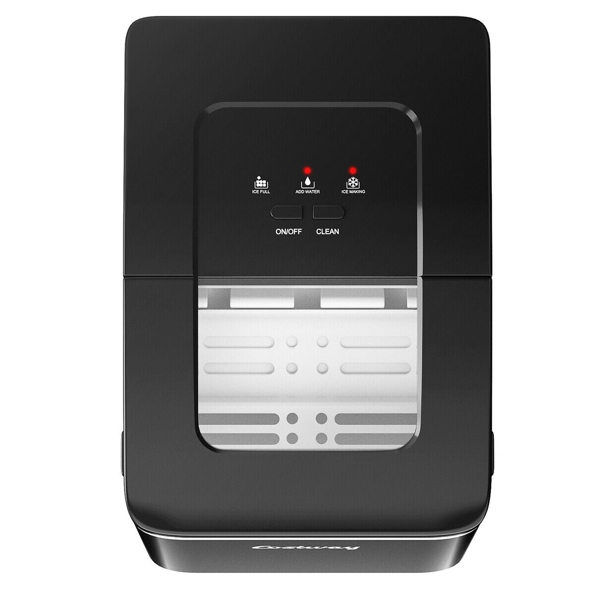 26lbs/24h Portable Countertop Ice Maker Machine with Scoop 9 Ice Cubes Ready in 8 minutes-Black Kids Crystal