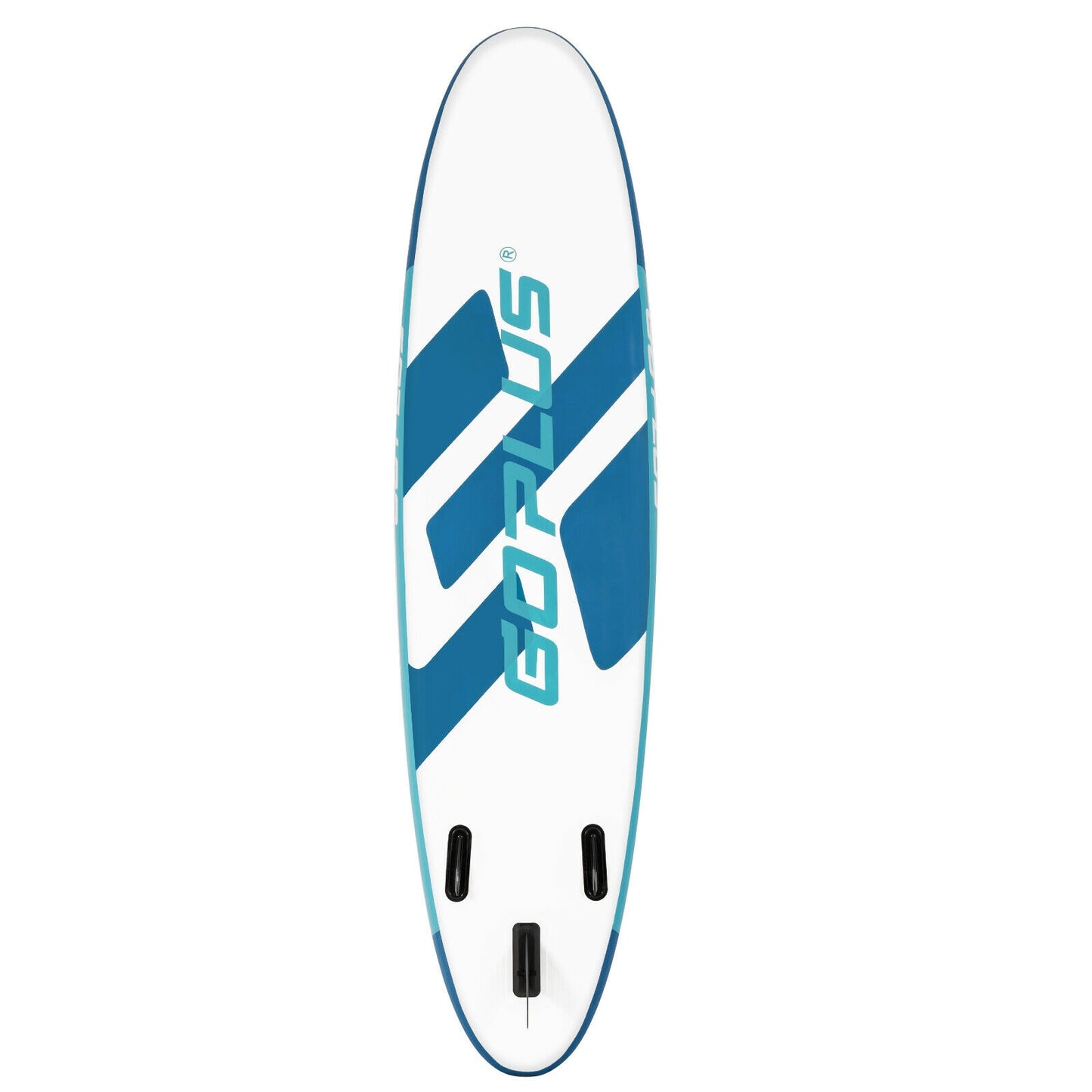 11 Feet Inflatable Stand Up Paddle Board with Aluminum Paddle-Light Blue Kids Crystal