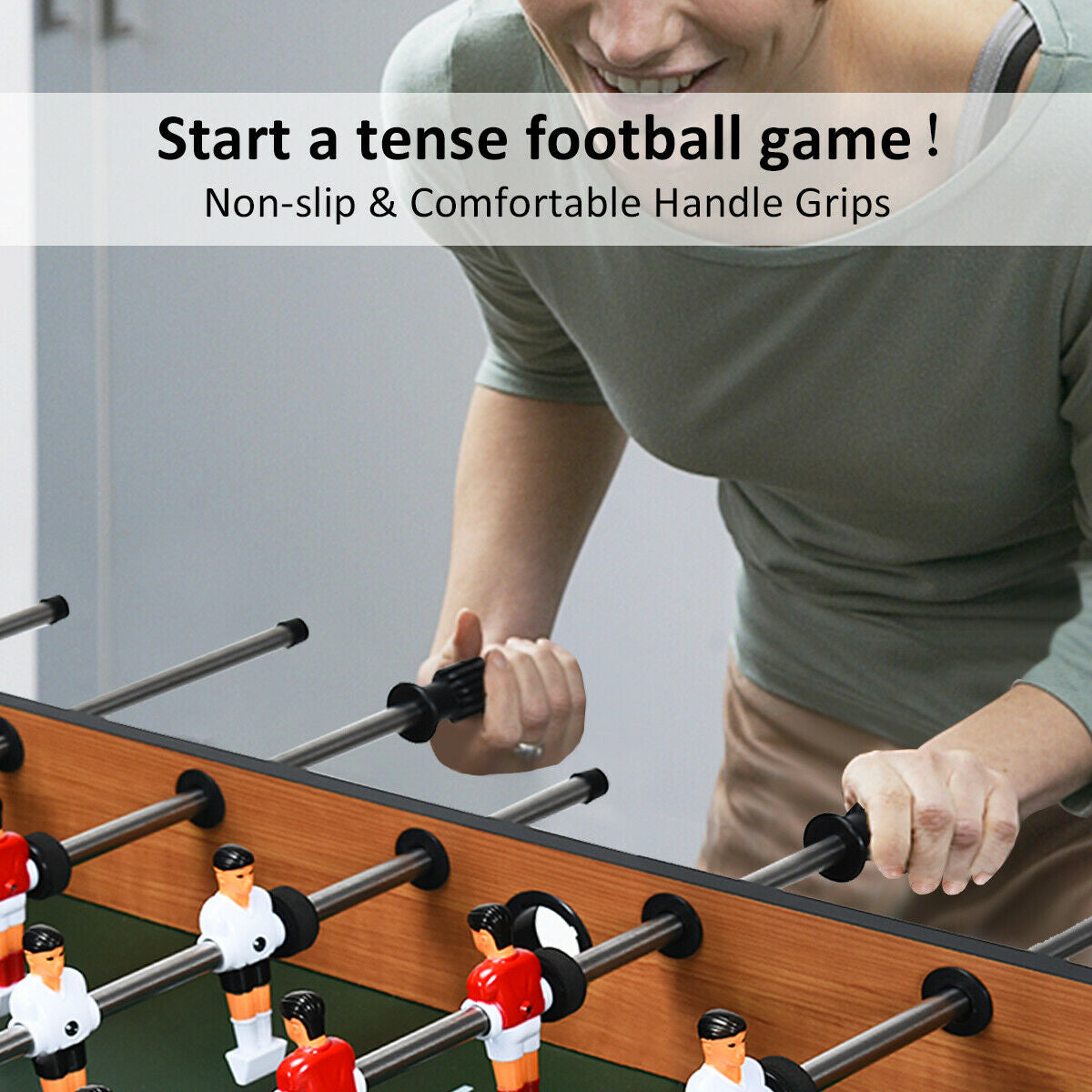 48 Inch Foosball Table Indoor Soccer Game Kids Crystal