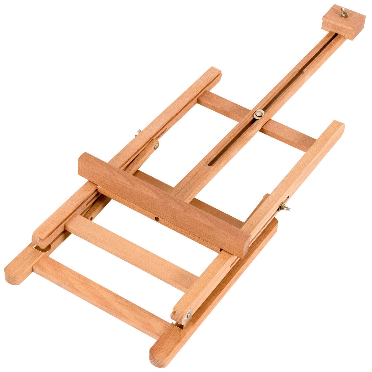 Adjustable Portable Wood Tabletop Easel H-Frame for Artist Painting Display Kids Crystal
