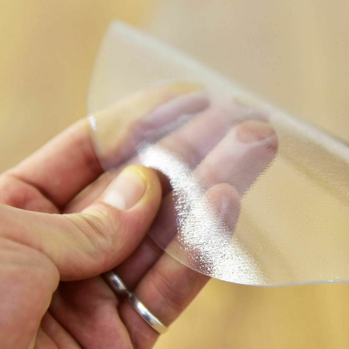 47 x 47 Inch PVC Chair Floor Mat Kids Crystal