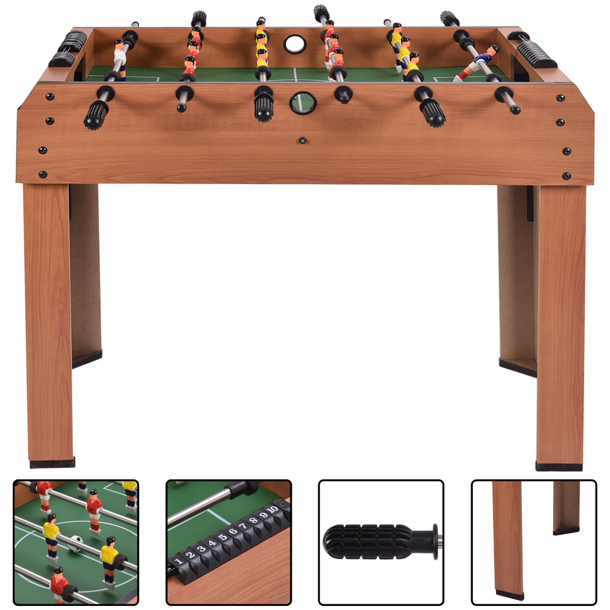 37 Inch Indoor Competition Game Football Table Kids Crystal