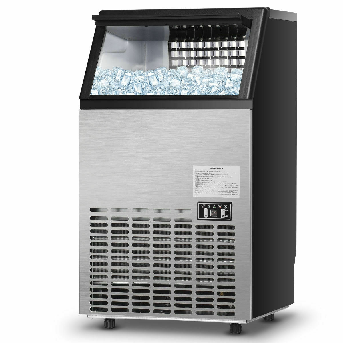 Portable Built-In Stainless Steel Commercial Ice Maker Kids Crystal