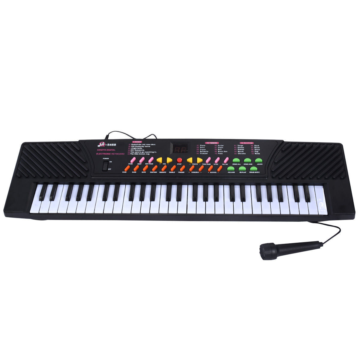54 Keys Kids Electronic Music Piano Kids Crystal