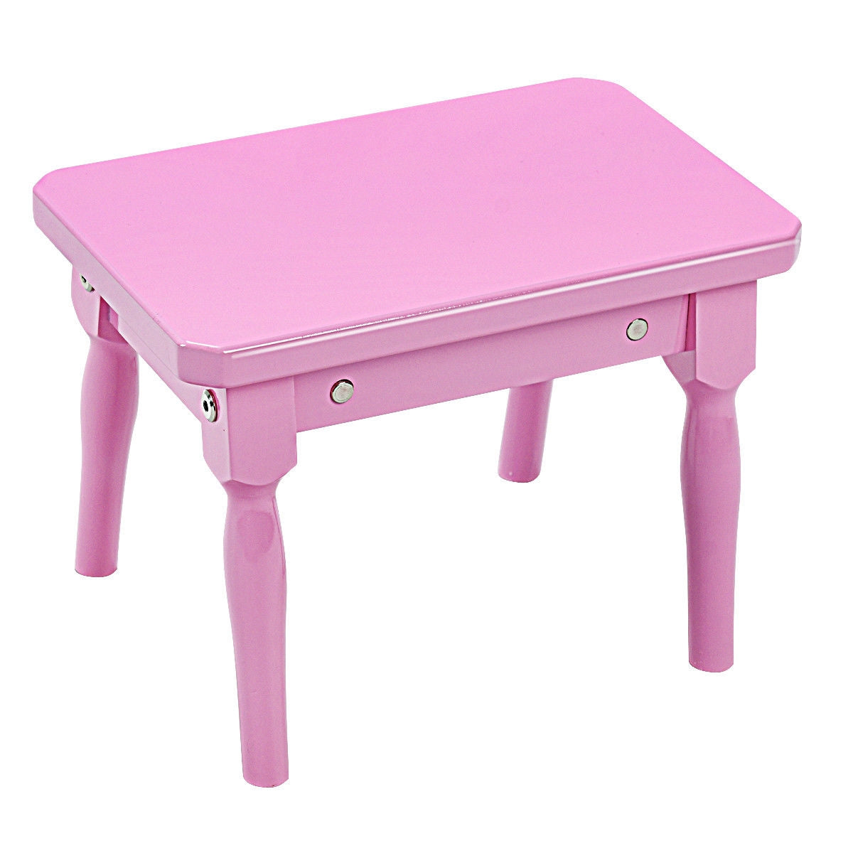 Musical Instrument Toy 30-Key Children Mini Grand Piano with Bench-Pink Kids Crystal