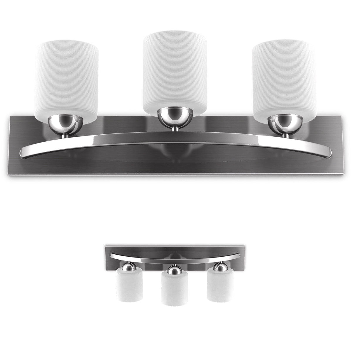 Glass Wall Sconce for 3 Bulbs Kids Crystal