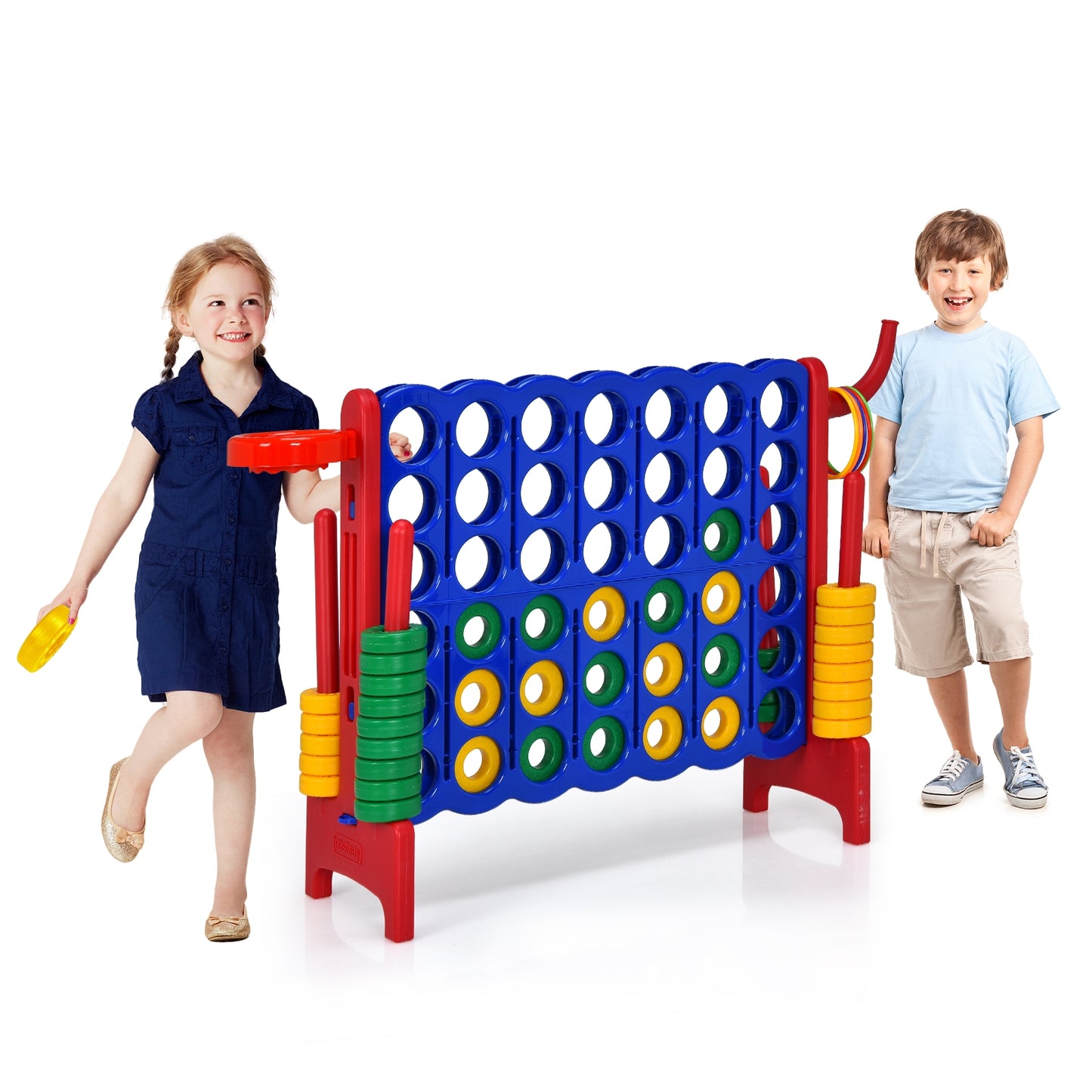 2.5ft 4-to-Score Giant Game Set-Red Kids Crystal