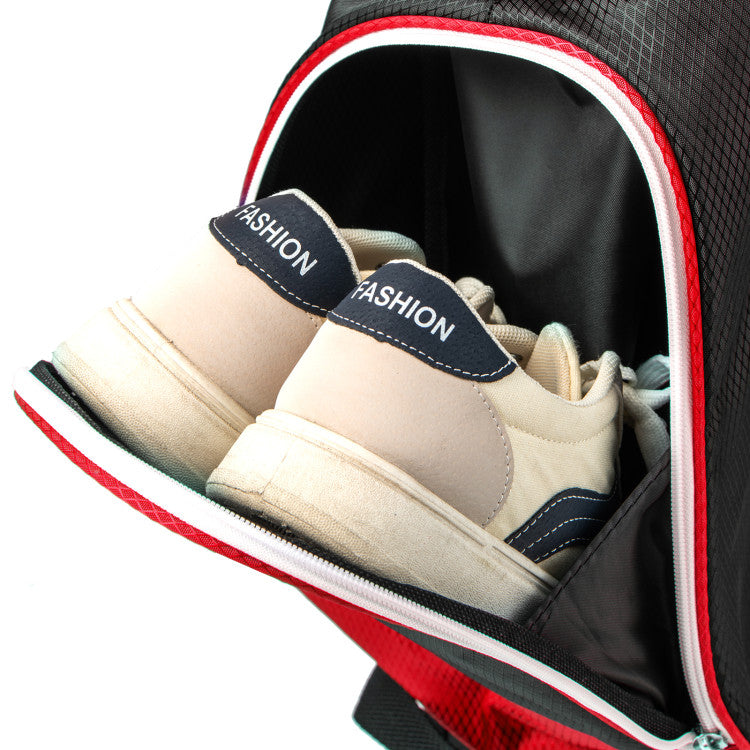 Golf Cart Bag with 14 Way Top Dividers-Red Kids Crystal