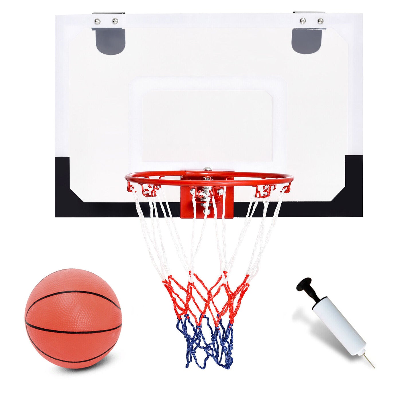 Over-The-Door Mini Basketball Hoop Includes Basketball and 2 Nets Kids Crystal