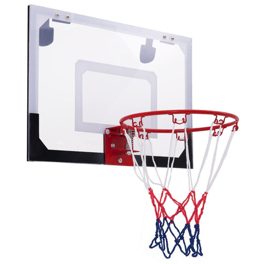Over-The-Door Mini Basketball Hoop Includes Basketball and 2 Nets Kids Crystal
