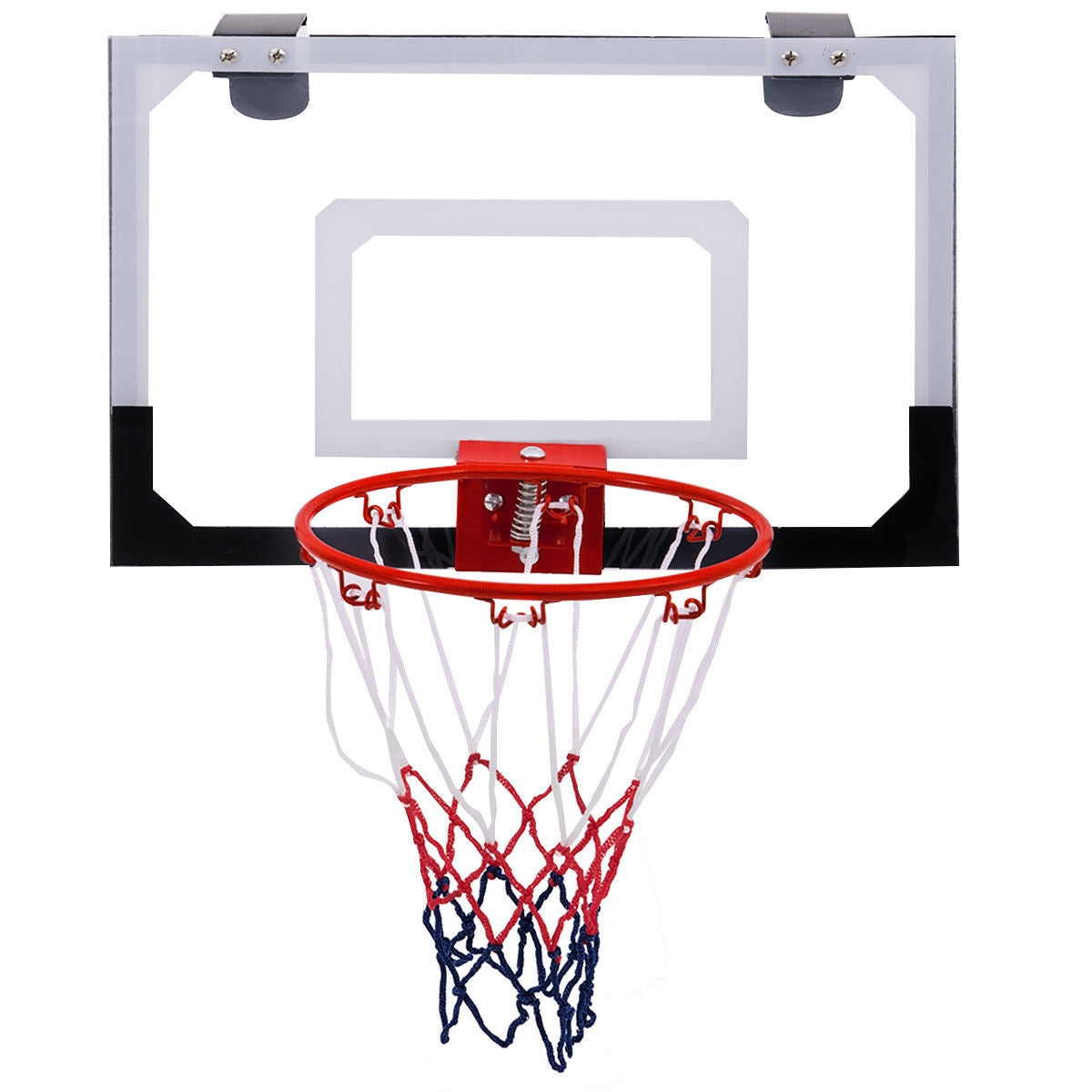 Over-The-Door Mini Basketball Hoop Includes Basketball and 2 Nets Kids Crystal