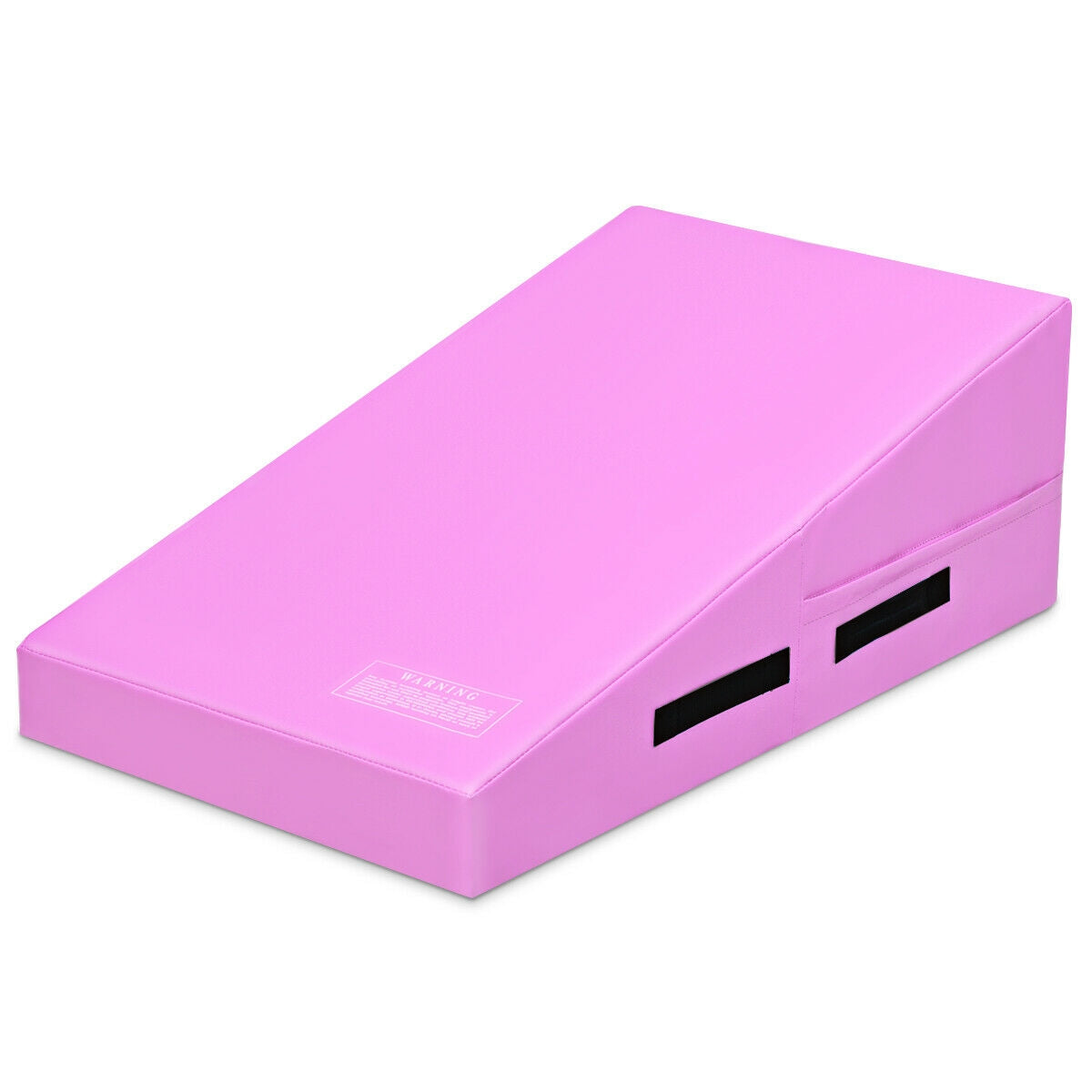 Incline Gymnastics Mat Wedge Ramp for Tumbling Exercise-Pink Kids Crystal