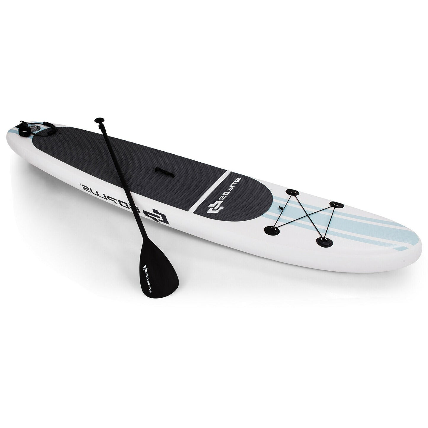 Inflatable Stand Up Paddle Board SUP with Paddle Pump Waterproof Bag-L Kids Crystal