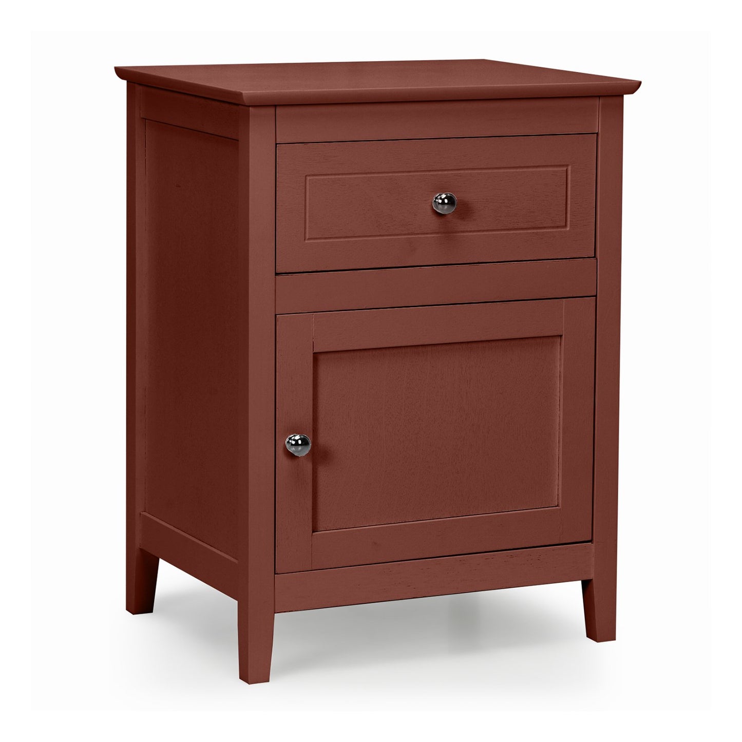 2-Tier Accent Table with Spacious Tabletop-Walnut Kids Crystal
