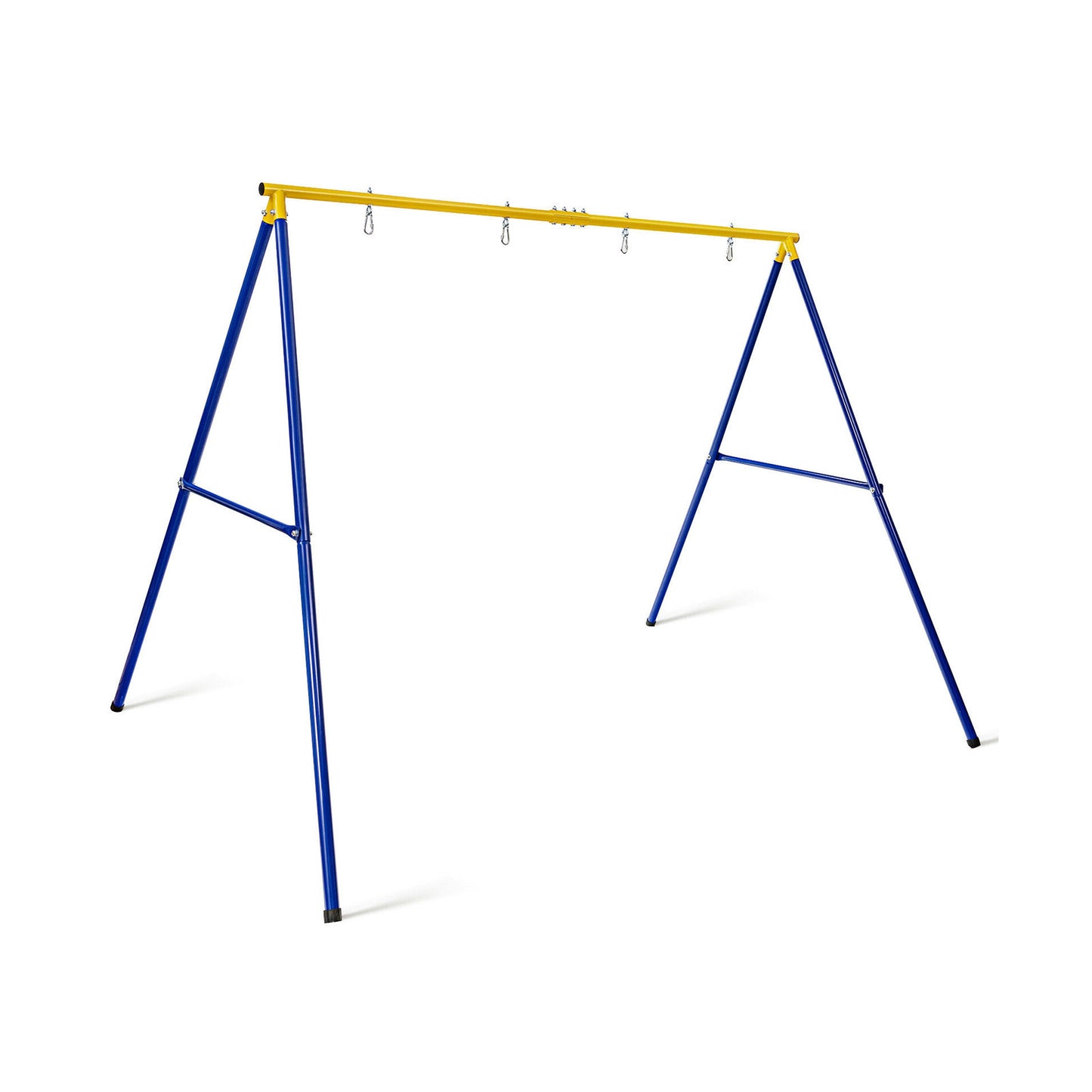 660 LBS Extra-Large A-Shaped Swing Stand with Anti-Slip Footpads (Without Seat)-Yellow Kids Crystal