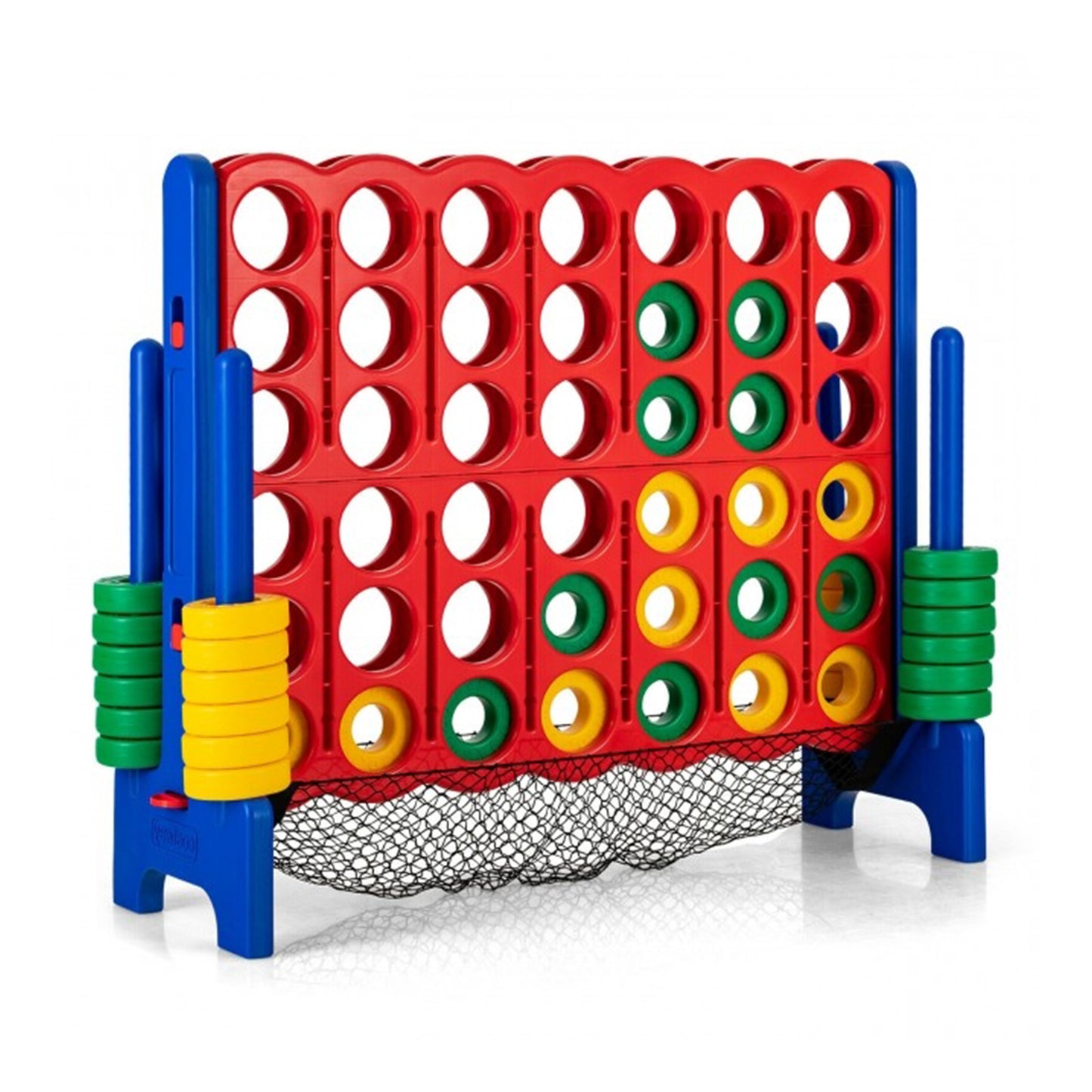 4-to-Score Giant Game Set with Net Storage-Blue Kids Crystal