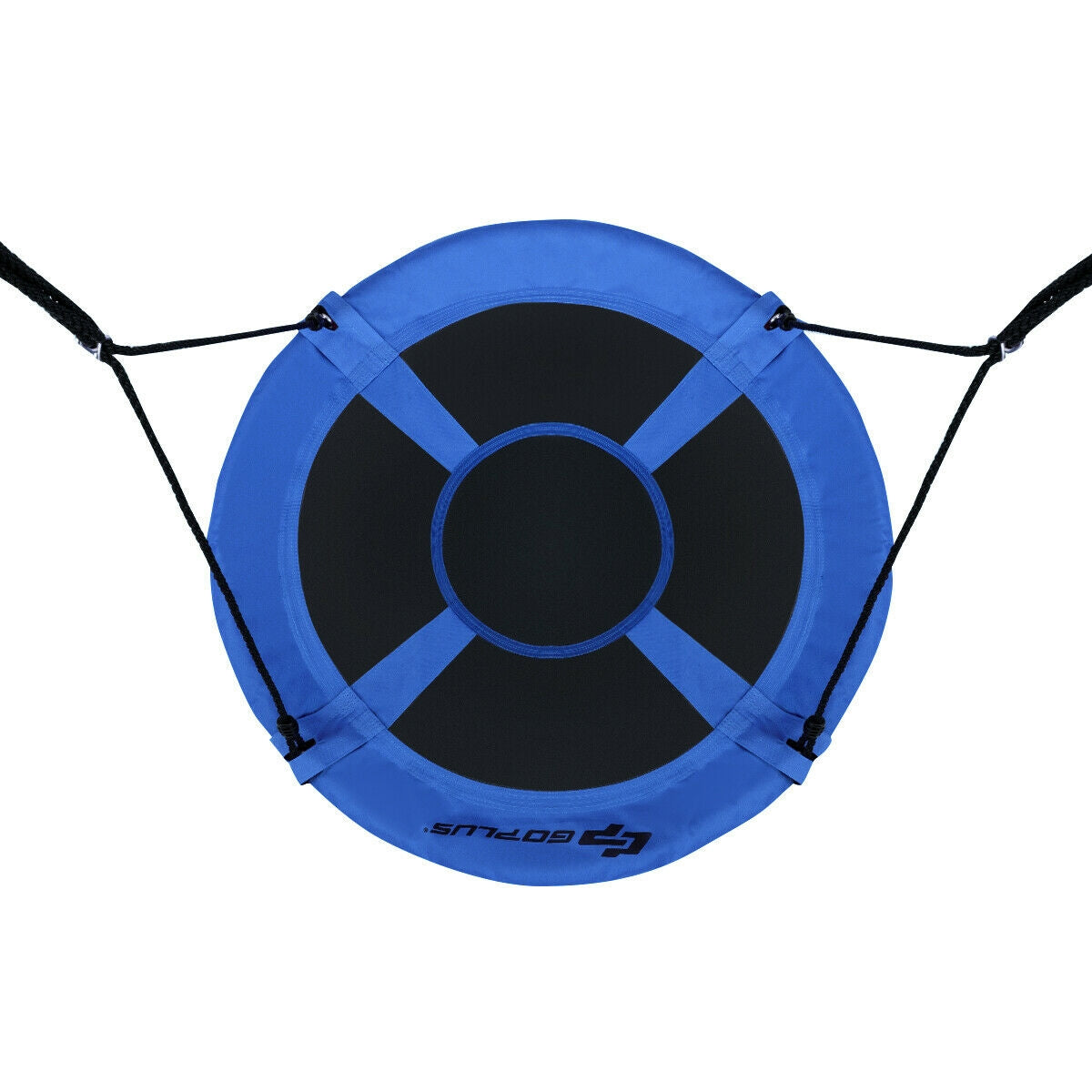 40 Inch Flying Saucer Tree Swing Indoor Outdoor Play Set-Blue Kids Crystal