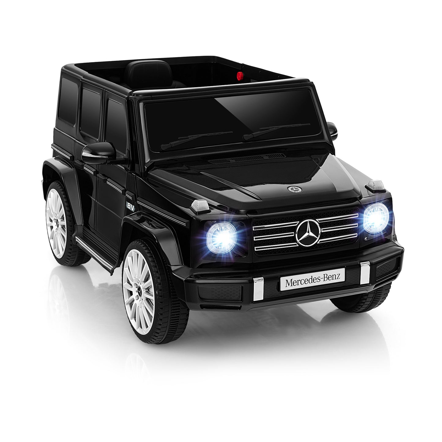 12V Battery Powered Licensed Mercedes-Benz G500 Kids Ride-on Car-Black