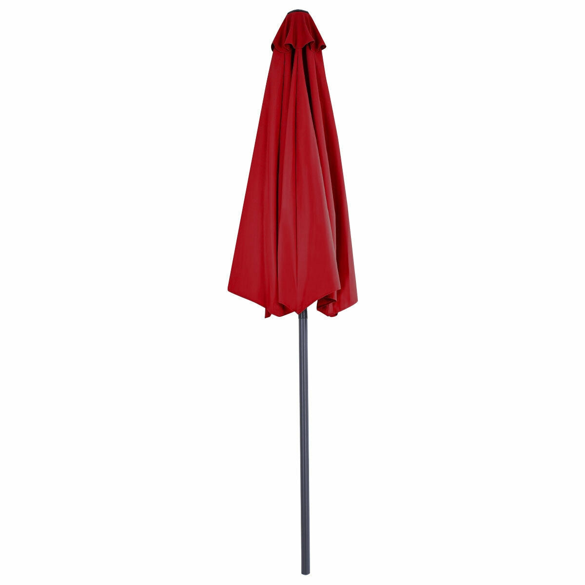9Ft Patio Bistro Half Round Umbrella -Wine Kids Crystal