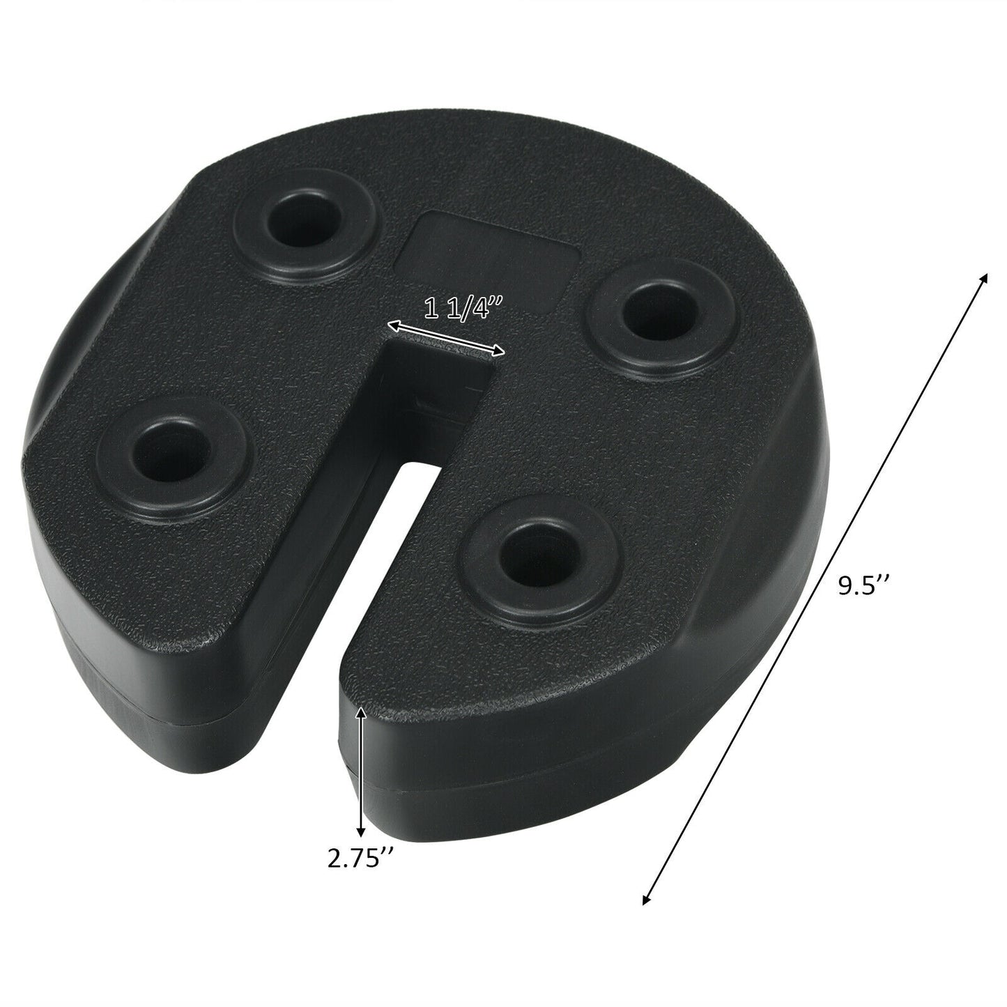 Set of 6 Canopy Weights 30lbs Weight Plate Kit with No-Pinch Design Kids Crystal