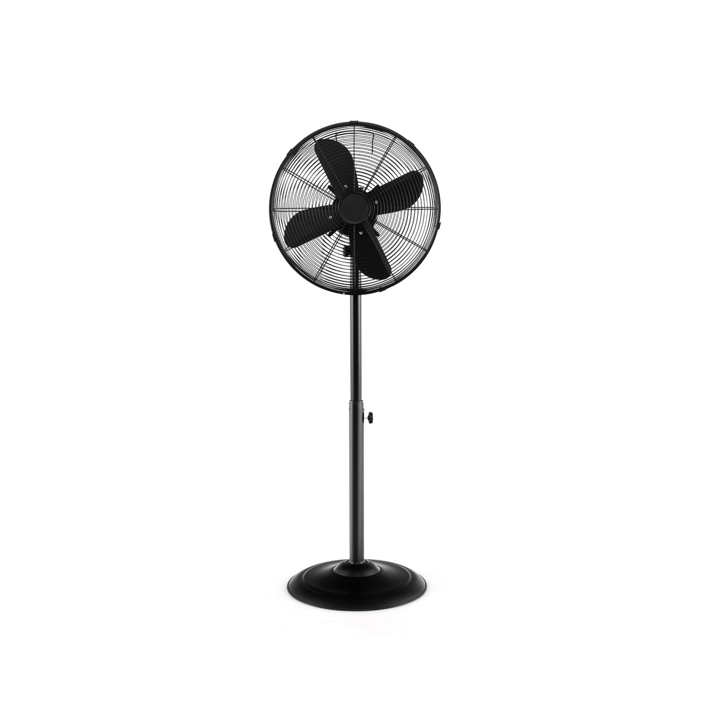16 Inch Pedestal Standing Fan Oscillating Pedestal Fan with 3 Speeds and Adjustable Height-Black Kids Crystal