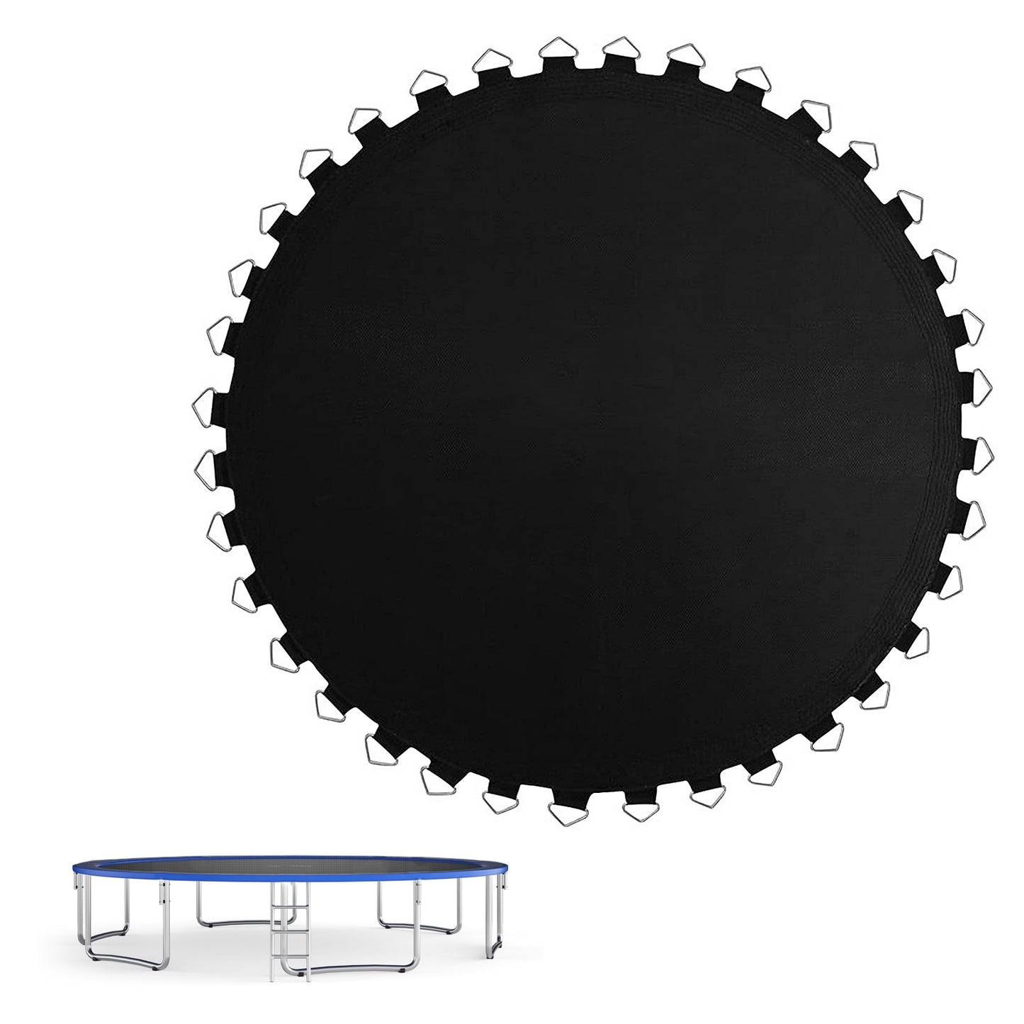 High-Elastic PP Replacement Jumping Mat-12 ft Kids Crystal
