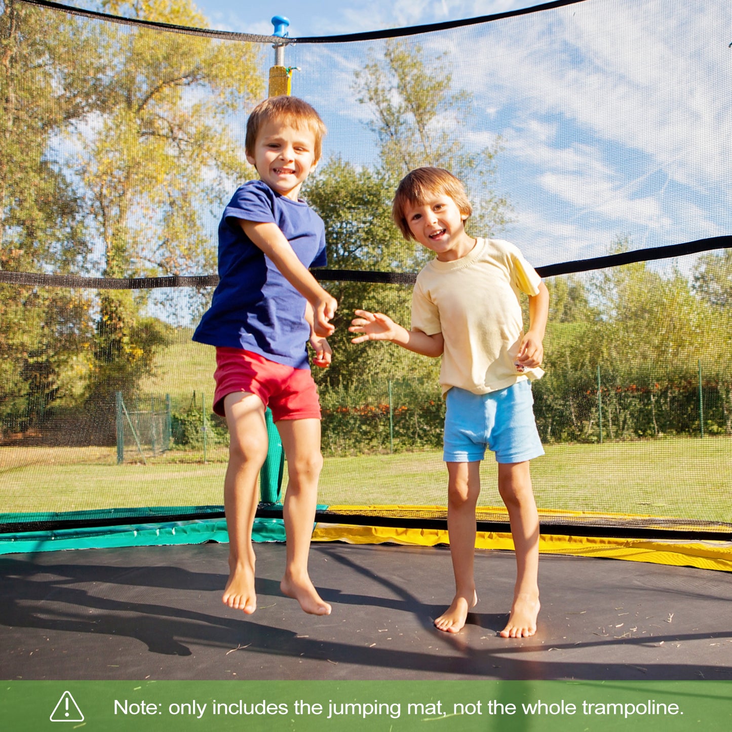 High-Elastic PP Replacement Jumping Mat-16 ft Kids Crystal