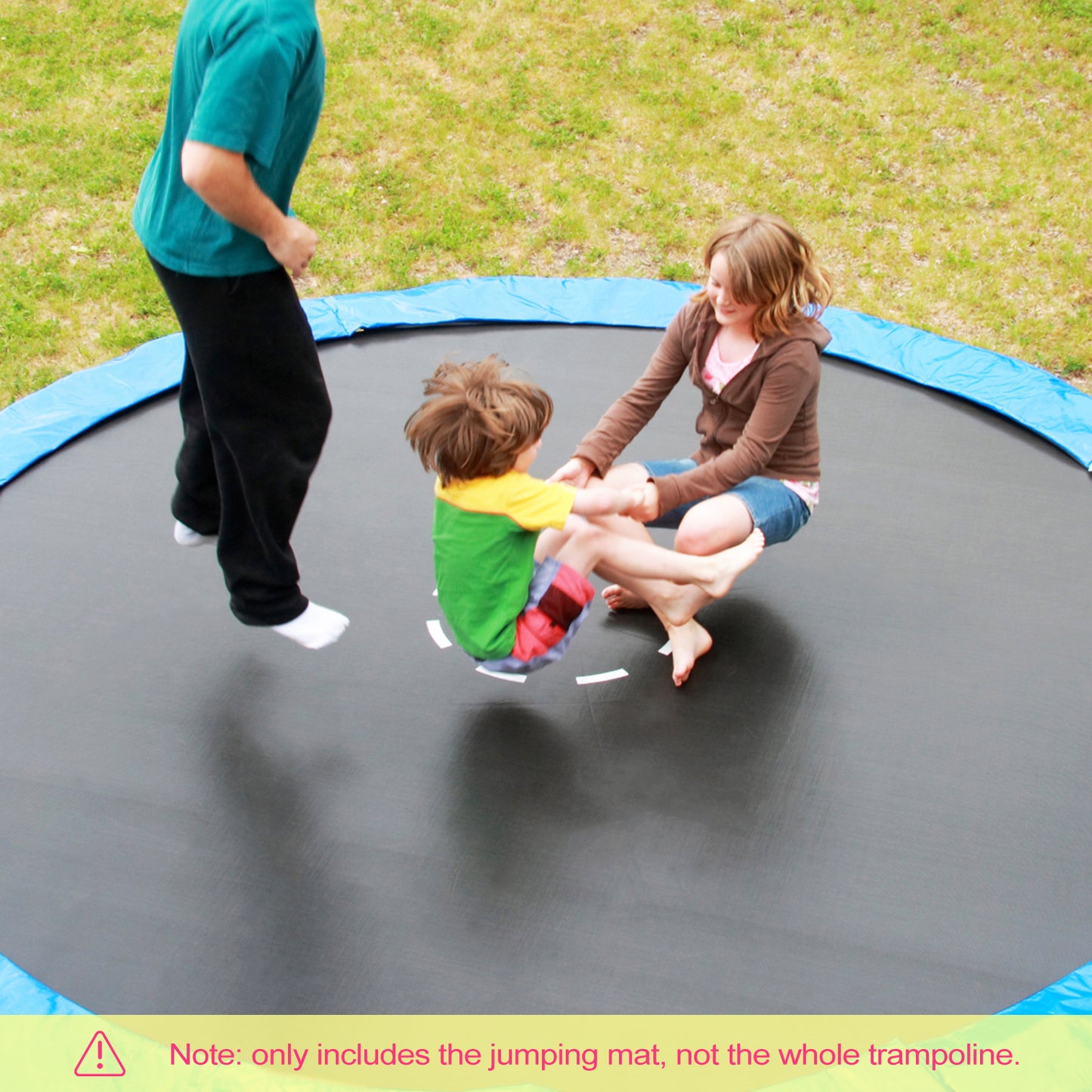 High-Elastic PP Replacement Jumping Mat-16 ft Kids Crystal
