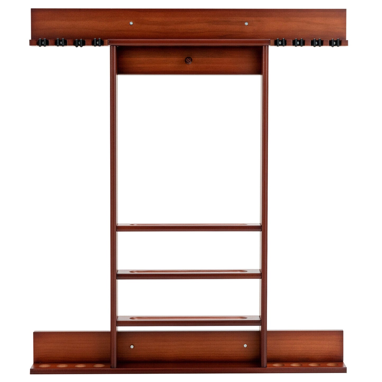 Wall-mounted Billiards Pool Cue Rack Only-Brown Kids Crystal
