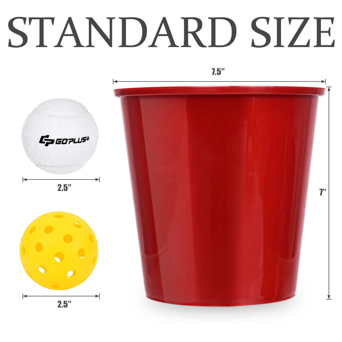 Yard Pong Giant Pong Game Set with Carry Bag Kids Crystal