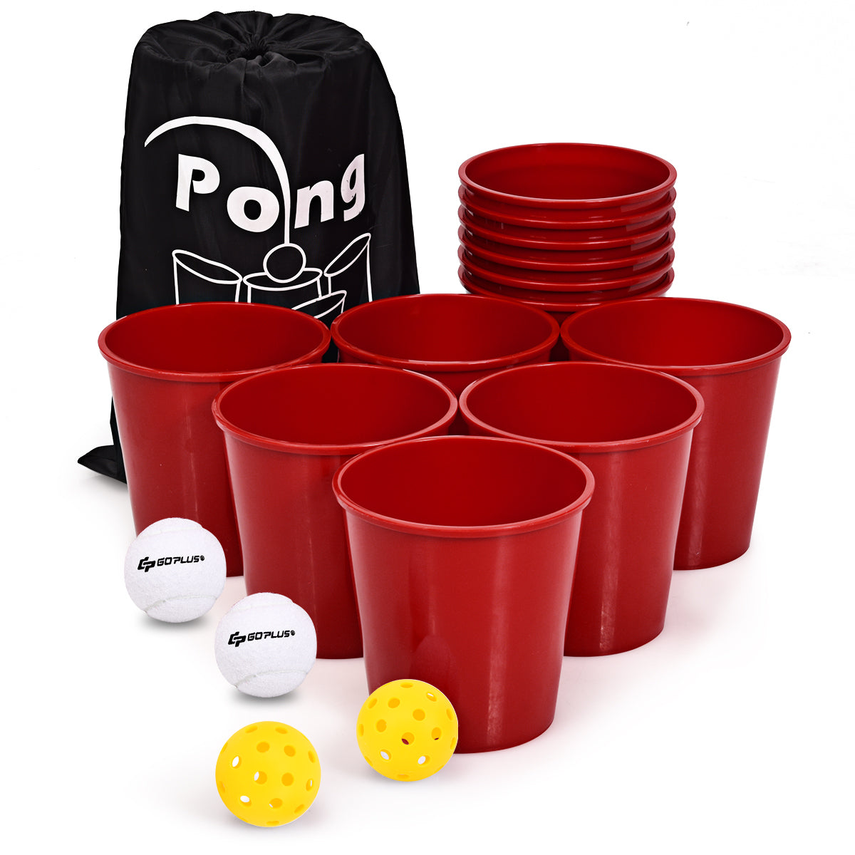 Yard Pong Giant Pong Game Set with Carry Bag Kids Crystal