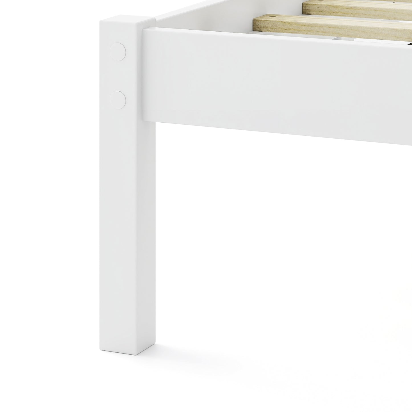 Twin/Full/Queen Size Wood Bed Frame with Headboard and Wooden Slats Support-Queen Kids Crystal