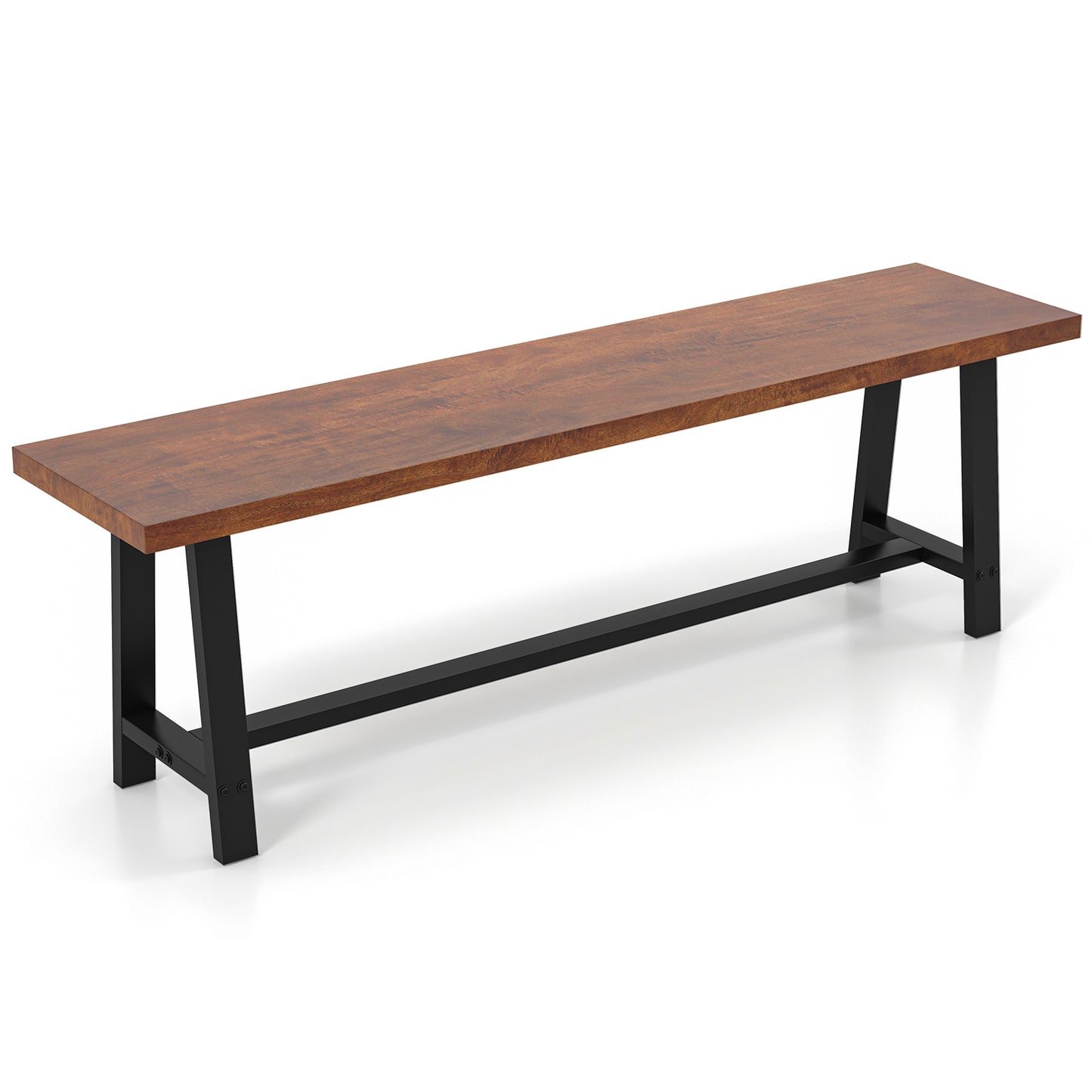 60 Inch Dining Bench 3 Person Entryway Shoe Bench with Metal Frame-60 inches Kids Crystal