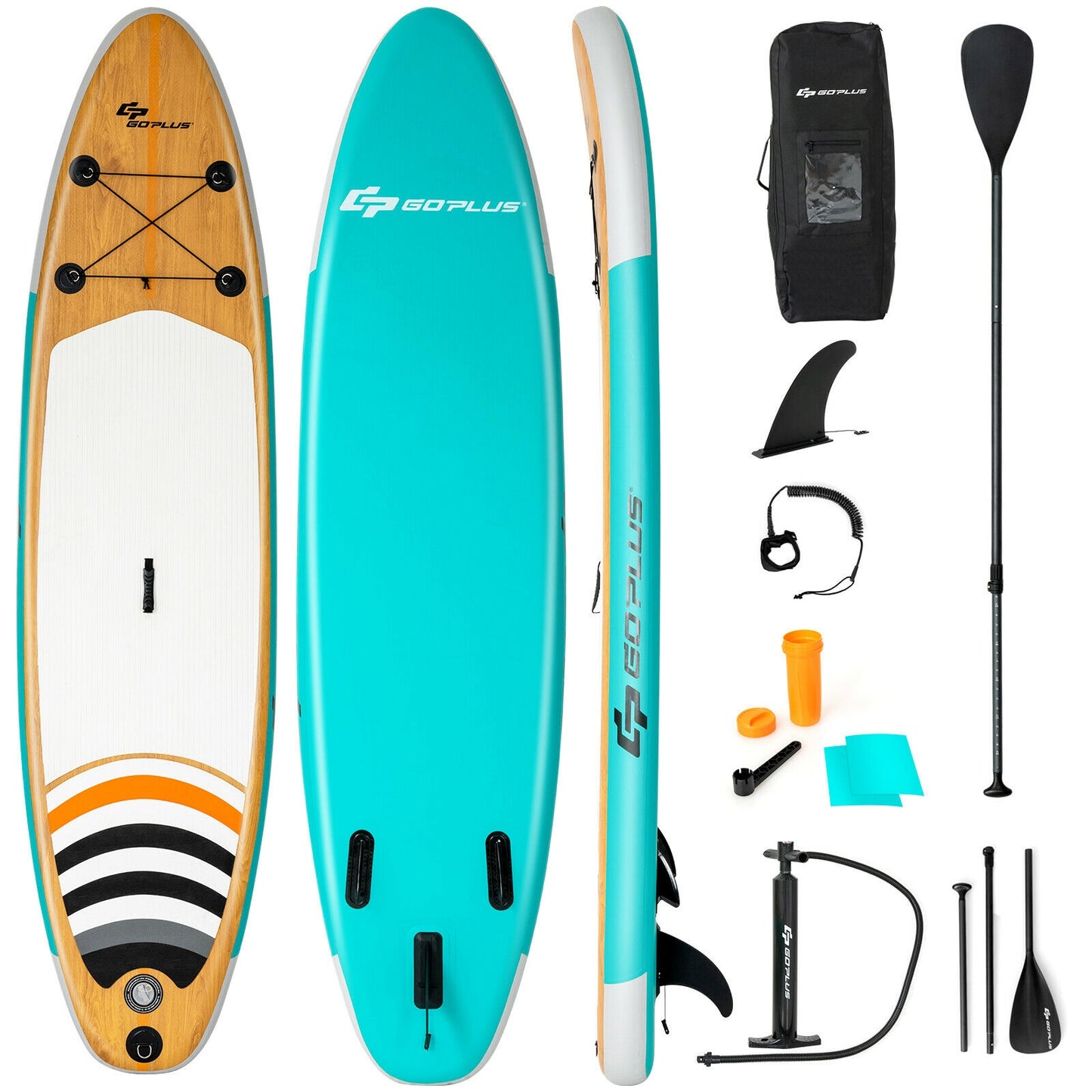 11 Inch Inflatable Stand up Paddle Board SUP with Bag Kids Crystal