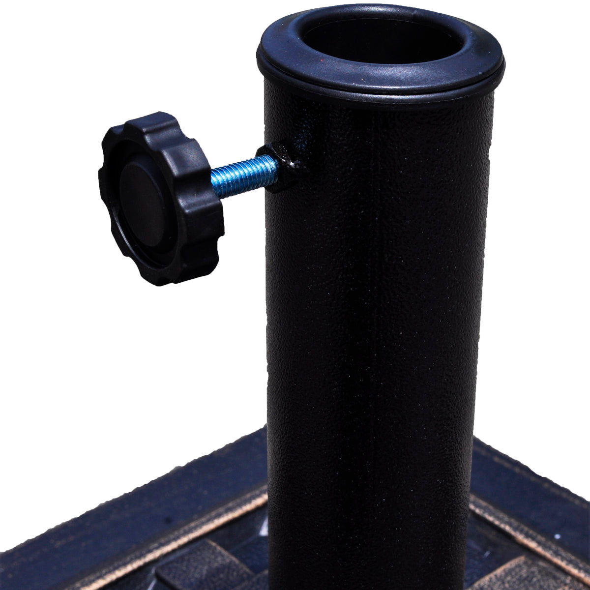 17.5 Inch Heavy Duty Square Umbrella Base Stand of 30 lbs for Outdoor Kids Crystal