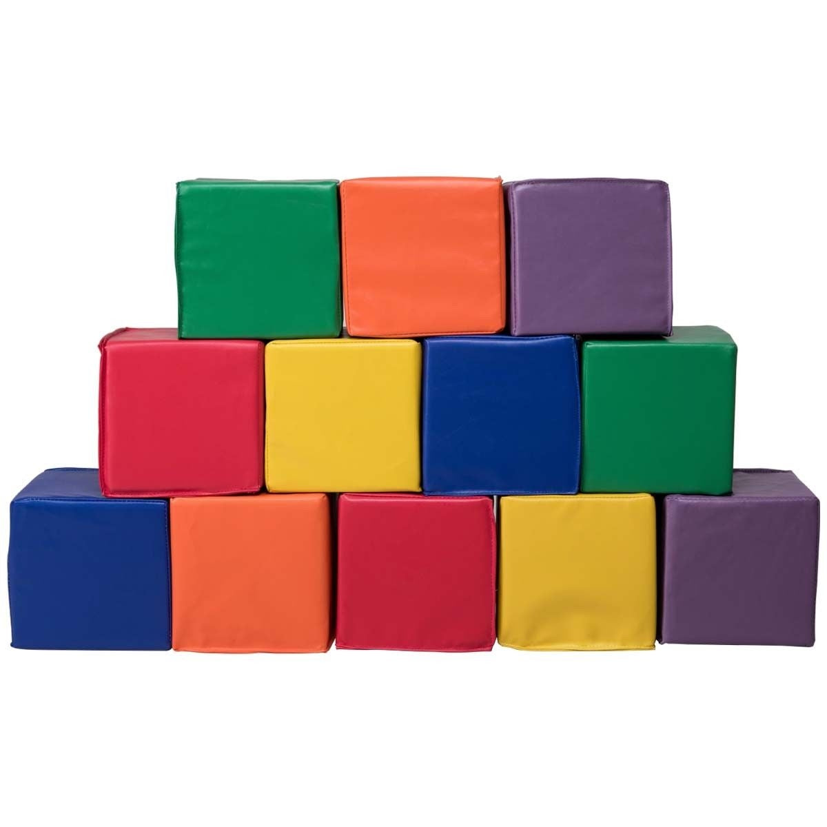 12 Pieces 8 Inch PU Foam Big Building Blocks for Kids Kids Crystal