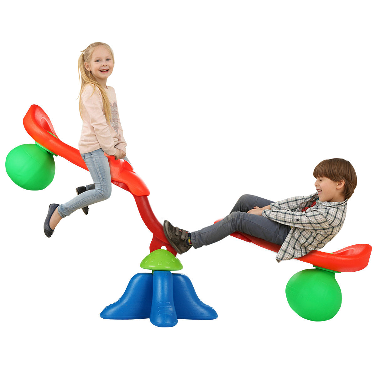 Kid's Seesaw 360 Degree Spinning Teeter Kids Crystal