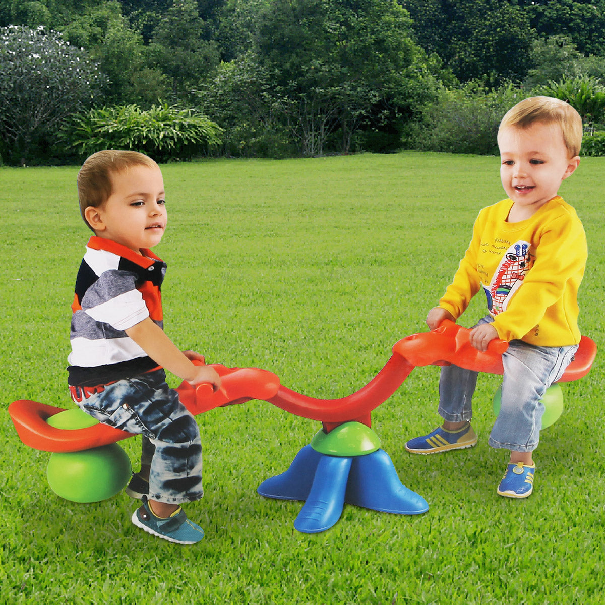 Kid's Seesaw 360 Degree Spinning Teeter Kids Crystal
