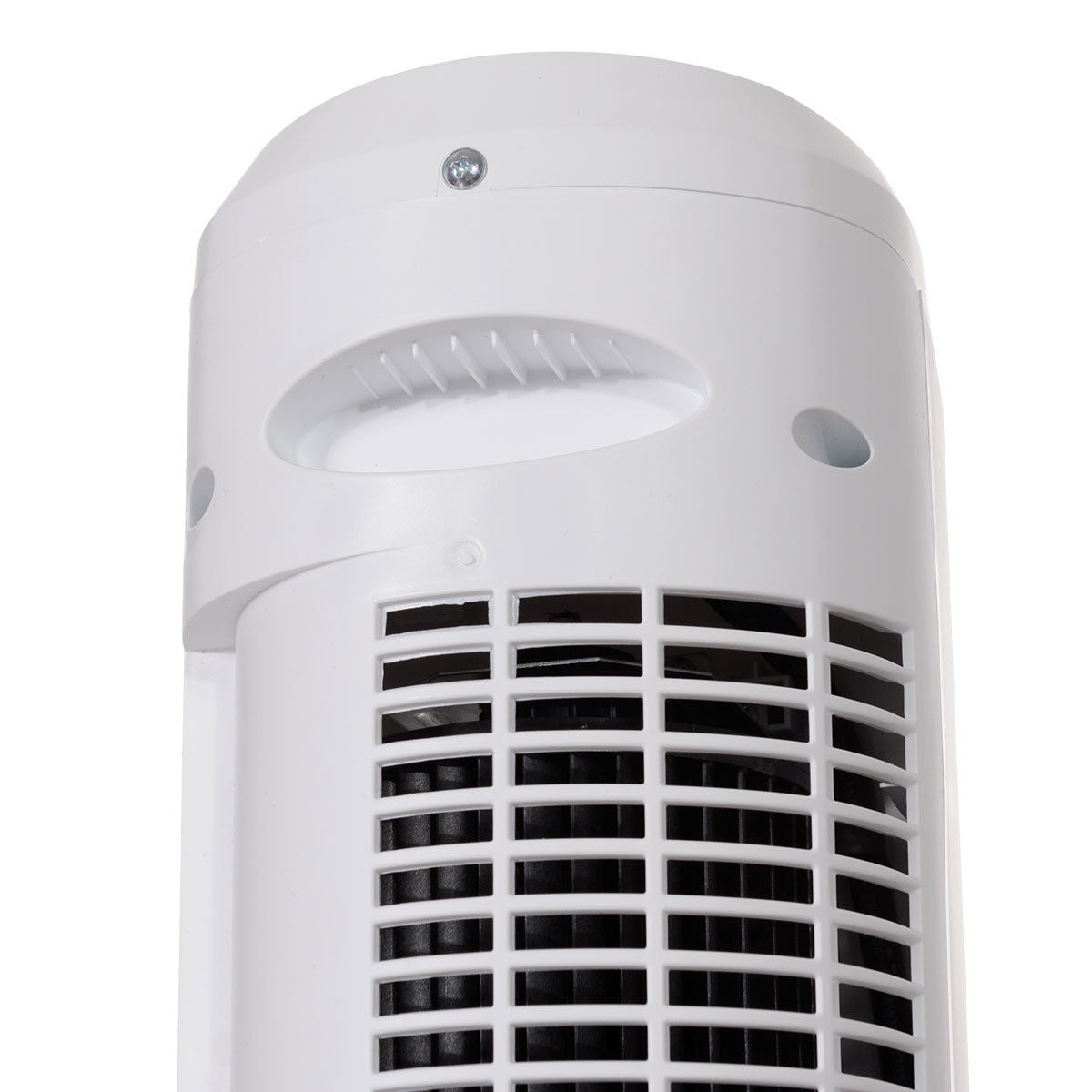 Fantask 35W 28 Inch Quiet Bladeless Oscillating Tower Fan-White Kids Crystal